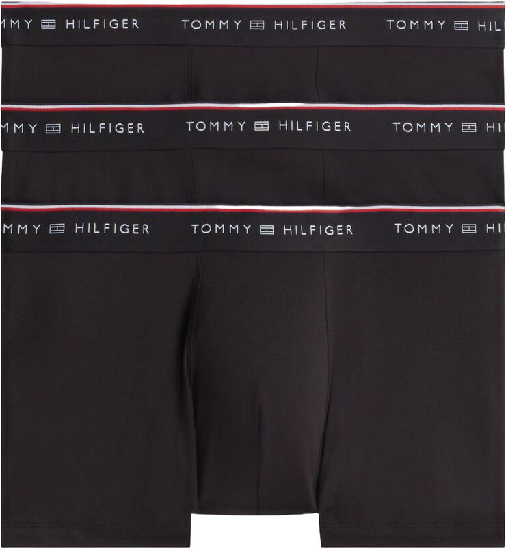 3-Pack Global Stripe Logo Waistband Trunks