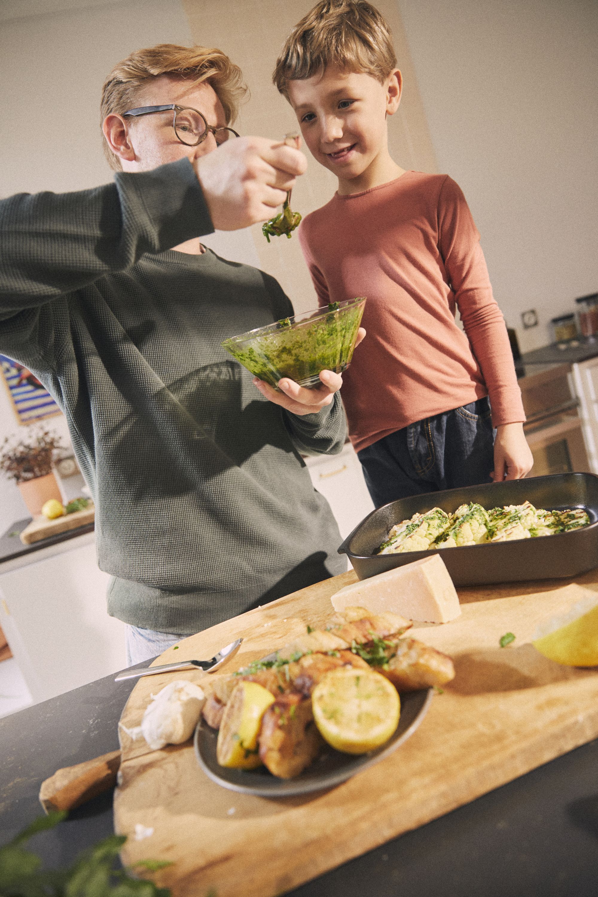 Rosendahl Ovnfast fad Cook with love 40x25. 5 cm gr&aring;