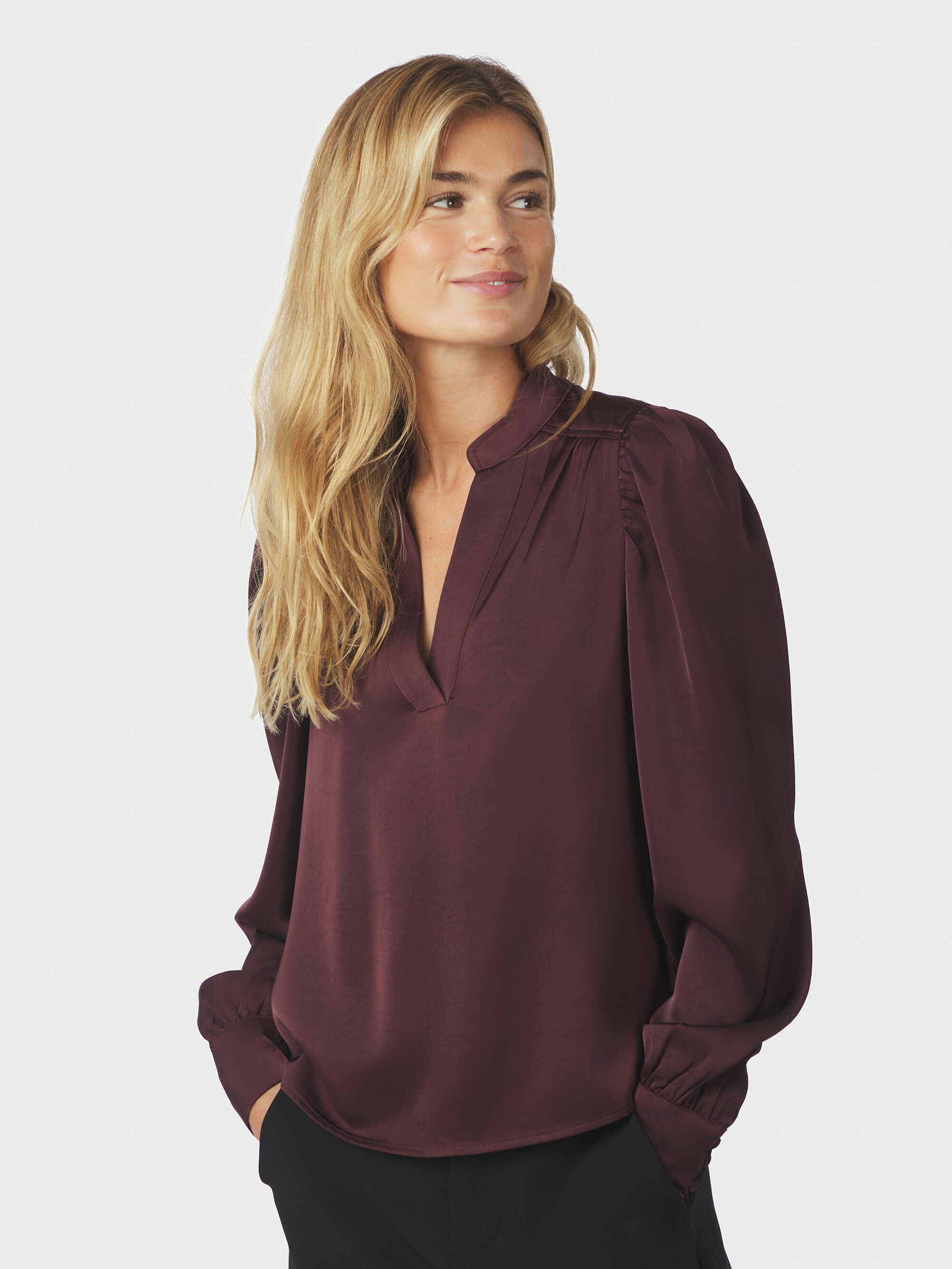 Rosslyn Heavy Sateen Blouse
