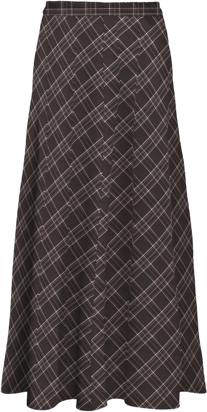 Onlwren Check Long Skirt Wvn