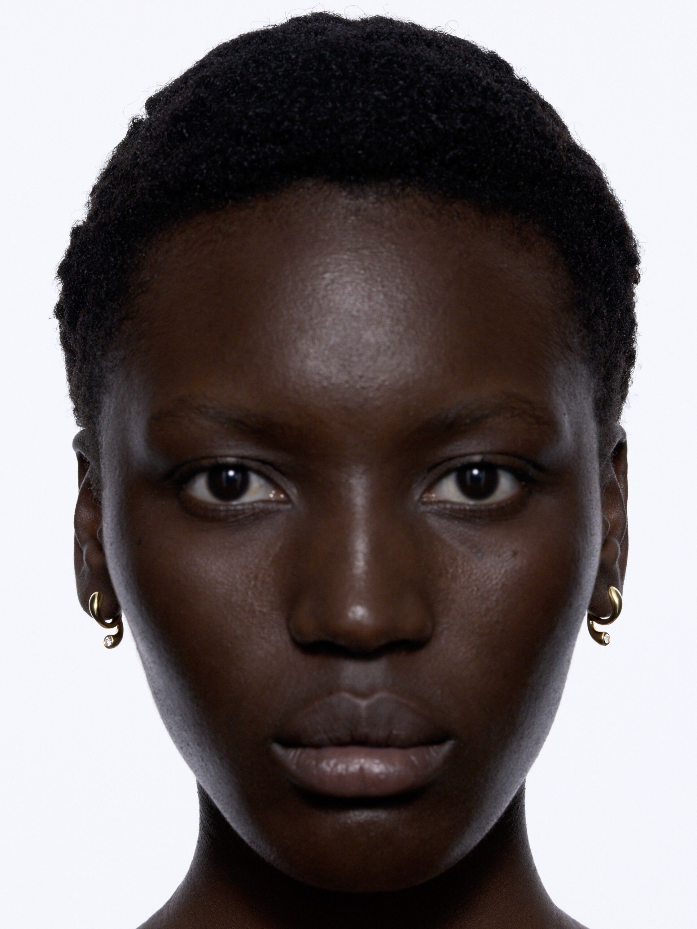 Mermaid Pool Huggie Gold