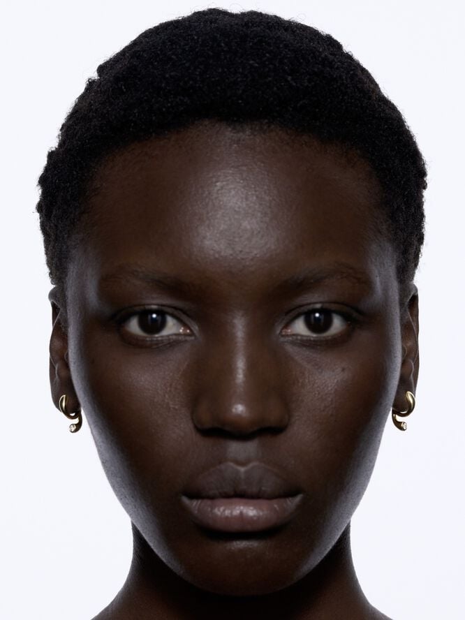 Mermaid Pool Huggie Gold