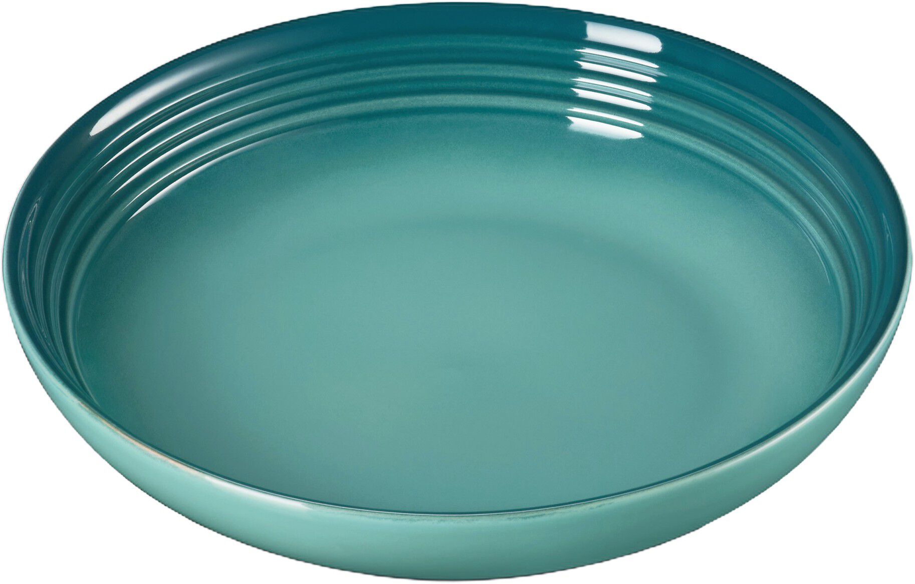Le Creuset Signature stent&oslash;j pastatallerken 22cm Bleu Riviera