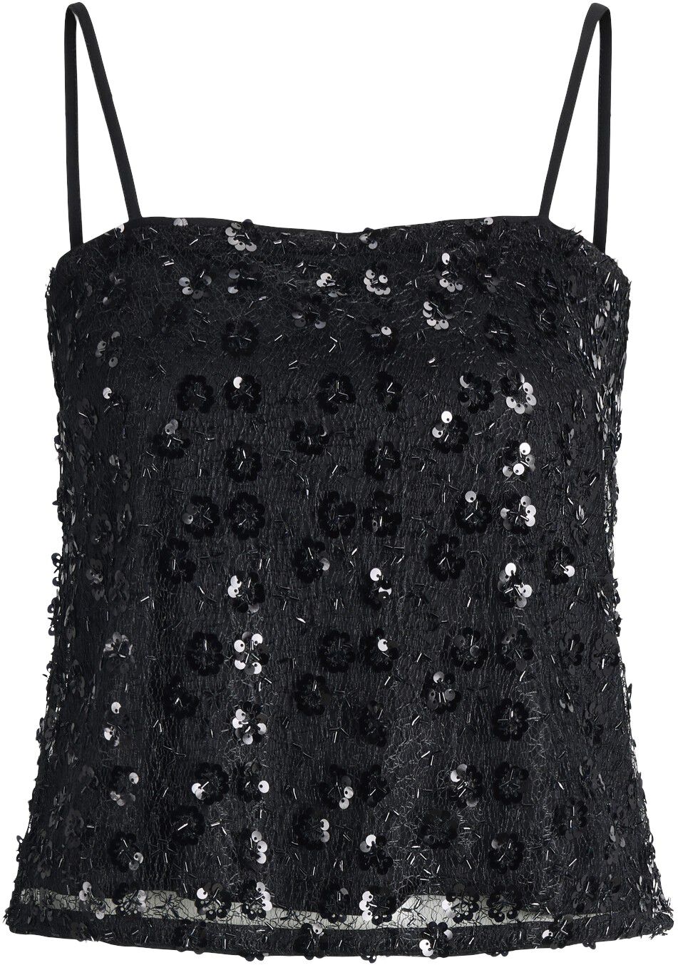 JXDREAM SEQUIN TOP WVN