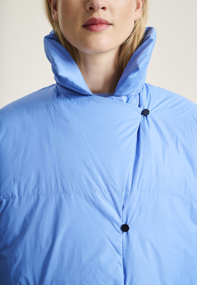 Feather down jakke med revers