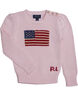 Flag Cotton Crewneck Sweater