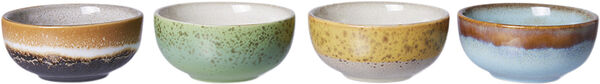 70s ceramics XS bowls castor set of 4