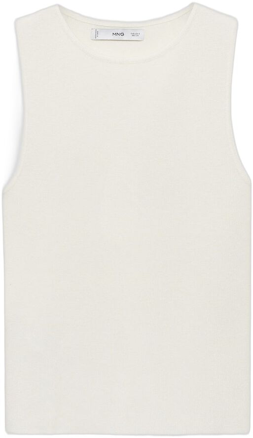 Sleeveless fitted knitted top
