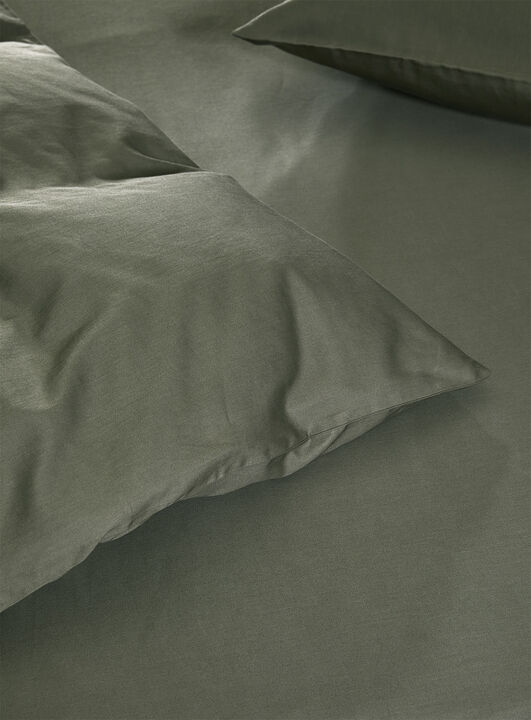 Harmoni stonewashed pudebetræk dæmpet grøn