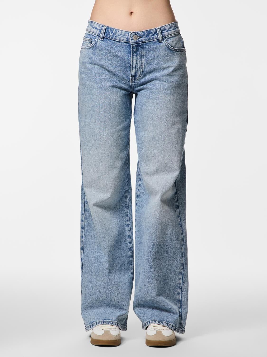 Pcselma Lw Wide Jeans Lb Noos Bc