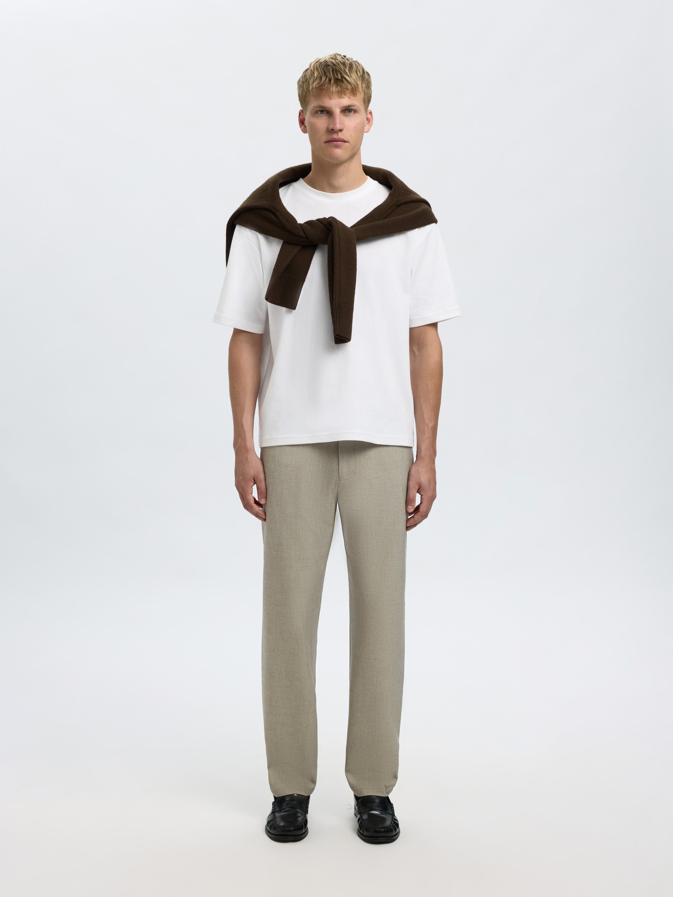 Slh196-Straight Robert String Pant Noos