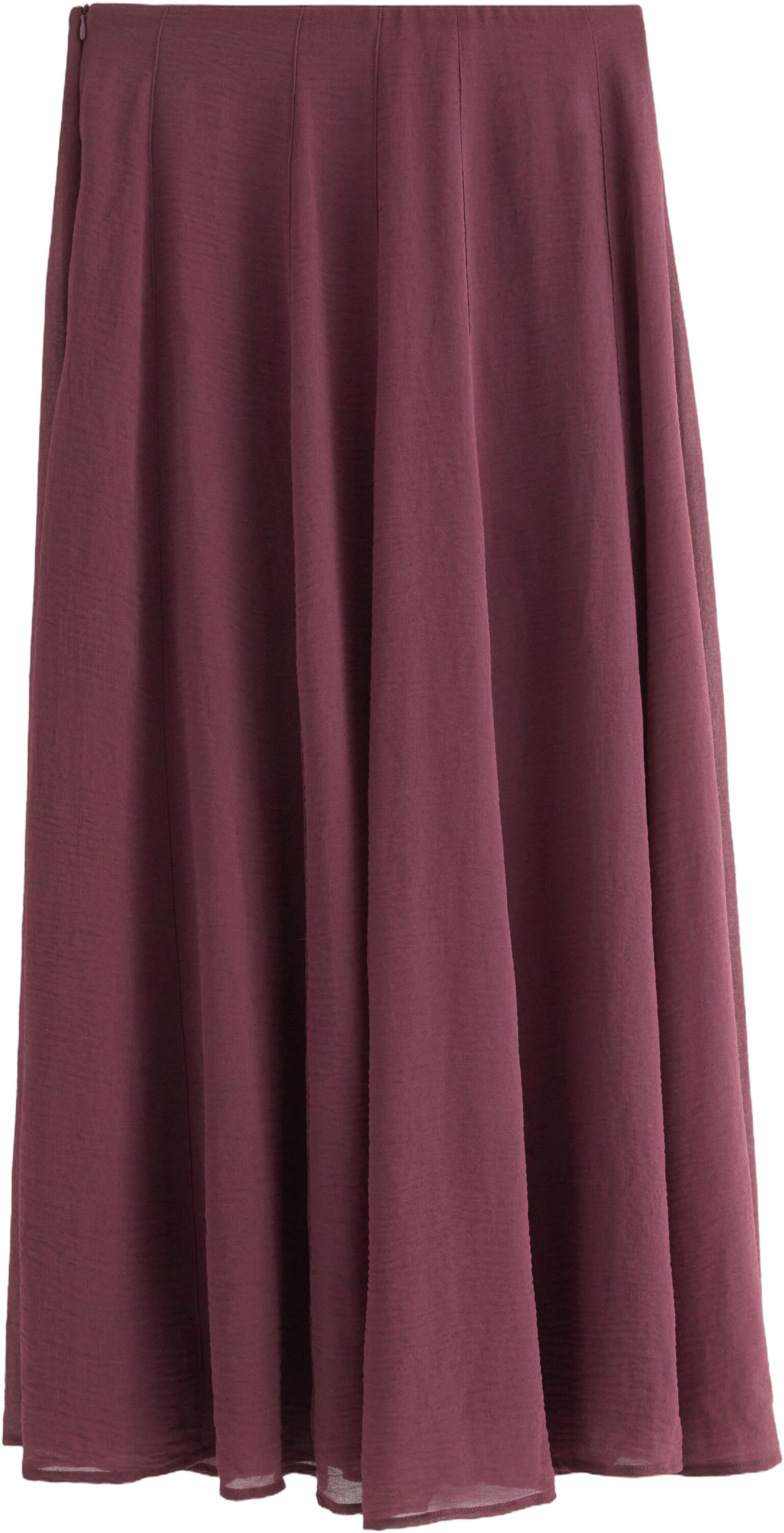 Flowy maxi skirt in chiffon with an
