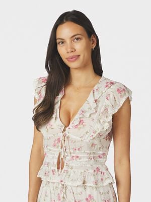 Netali Spring Flower Top