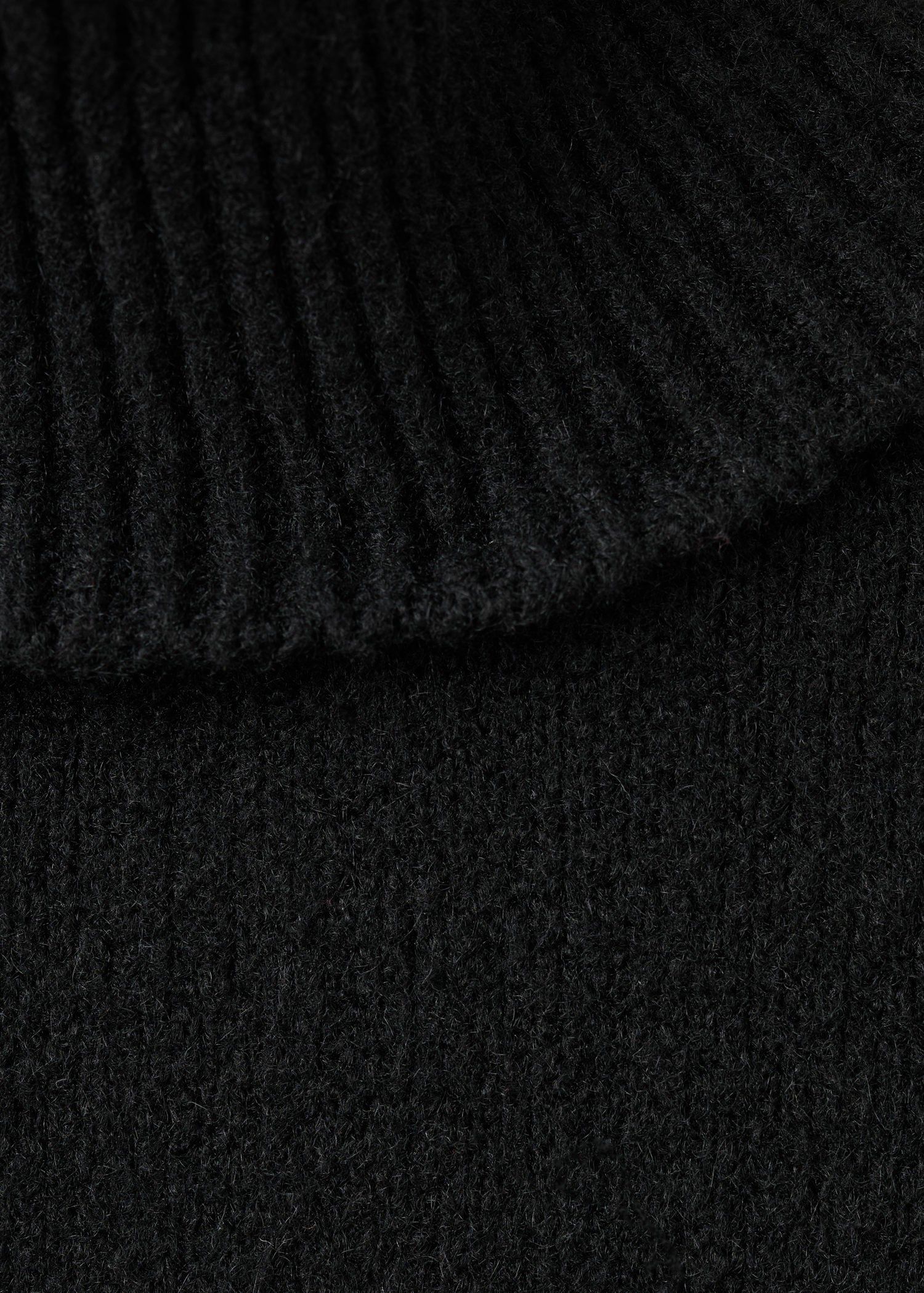 Knitted turtleneck dress