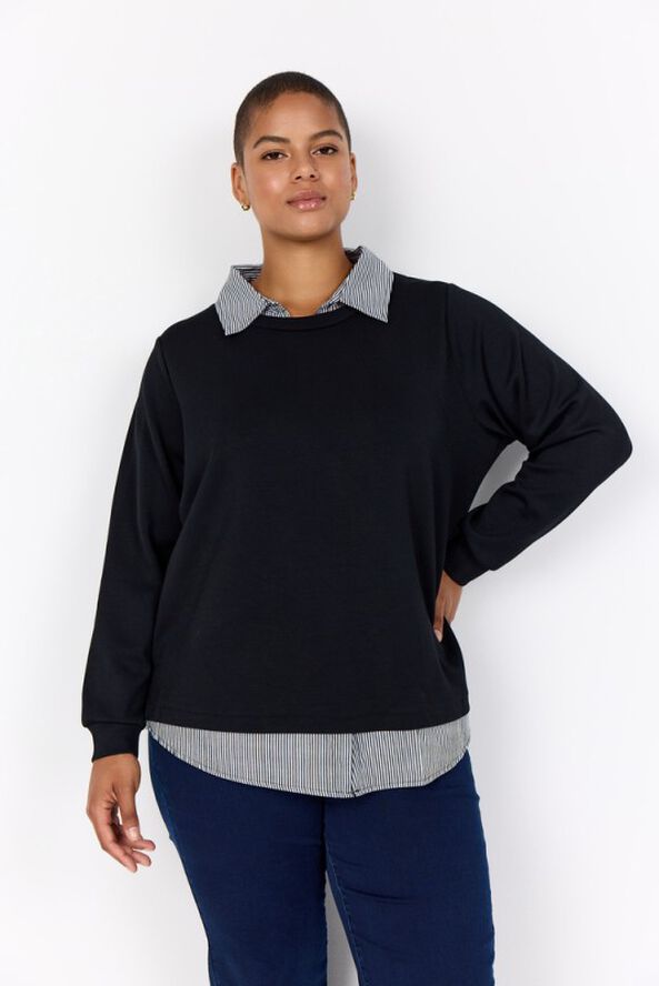 Curvy WA-SABINA 63 Sweatshirt Sort