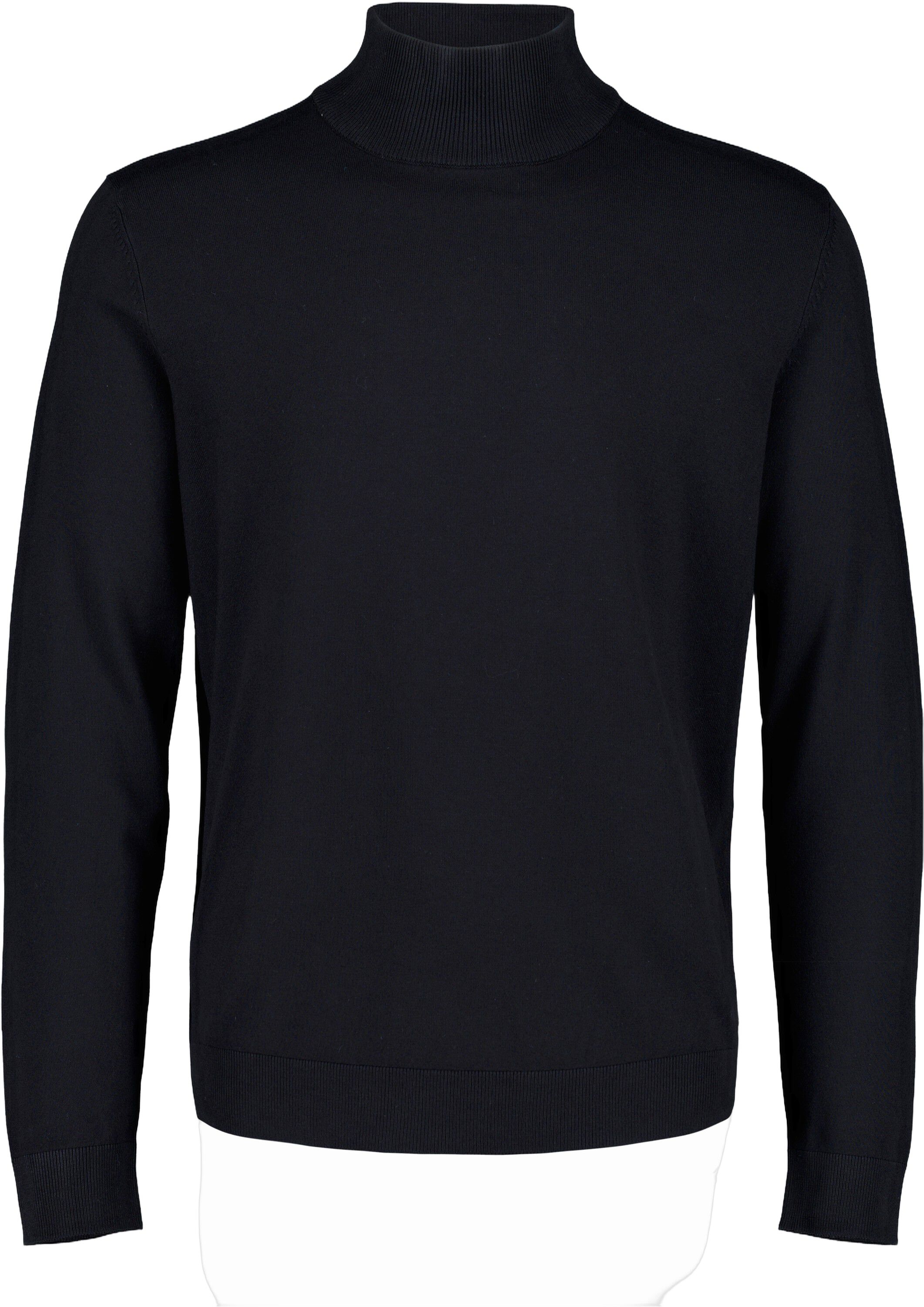 Soft viscose blend roll-neck
