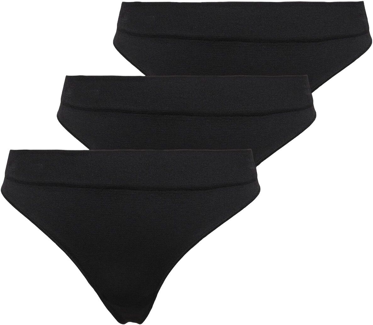 ONLVICKY RIB S-LES THONG 3-PACK NOO