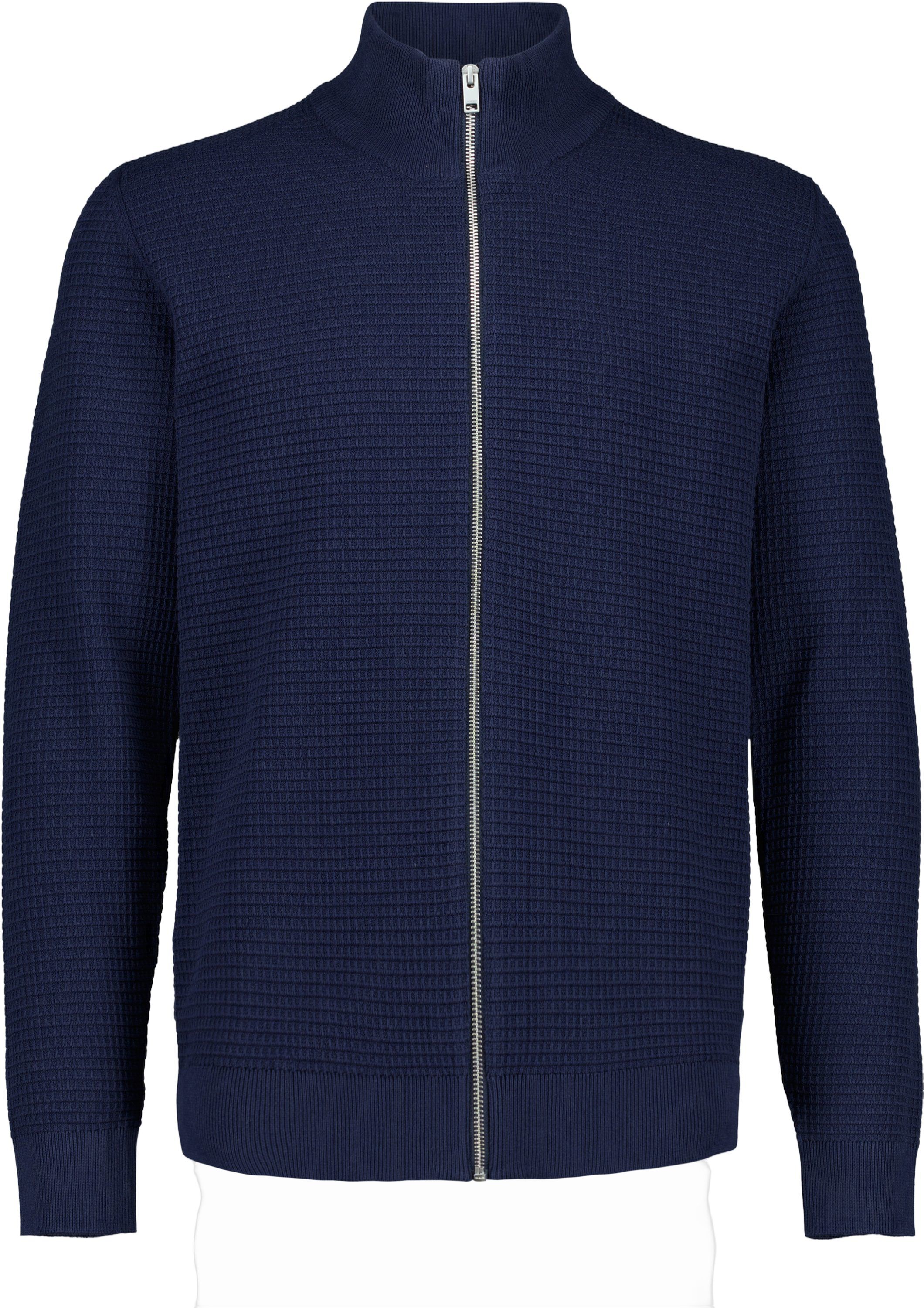 Knitted zip cardigan