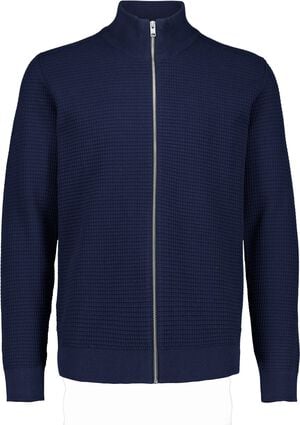 Knitted zip cardigan