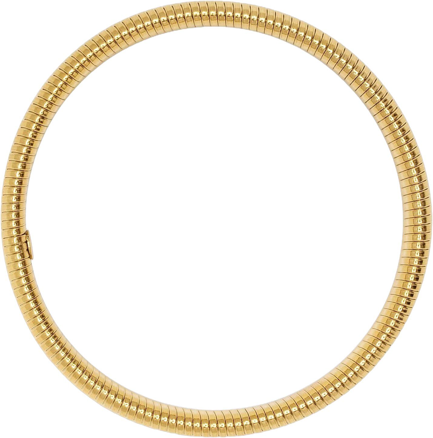 Women's 8mm Women's Gold Stretch Bangle