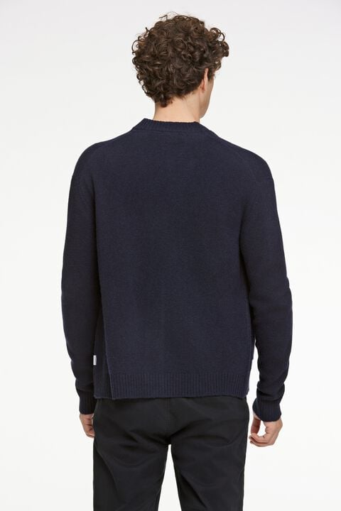 Lambswool button cardigan