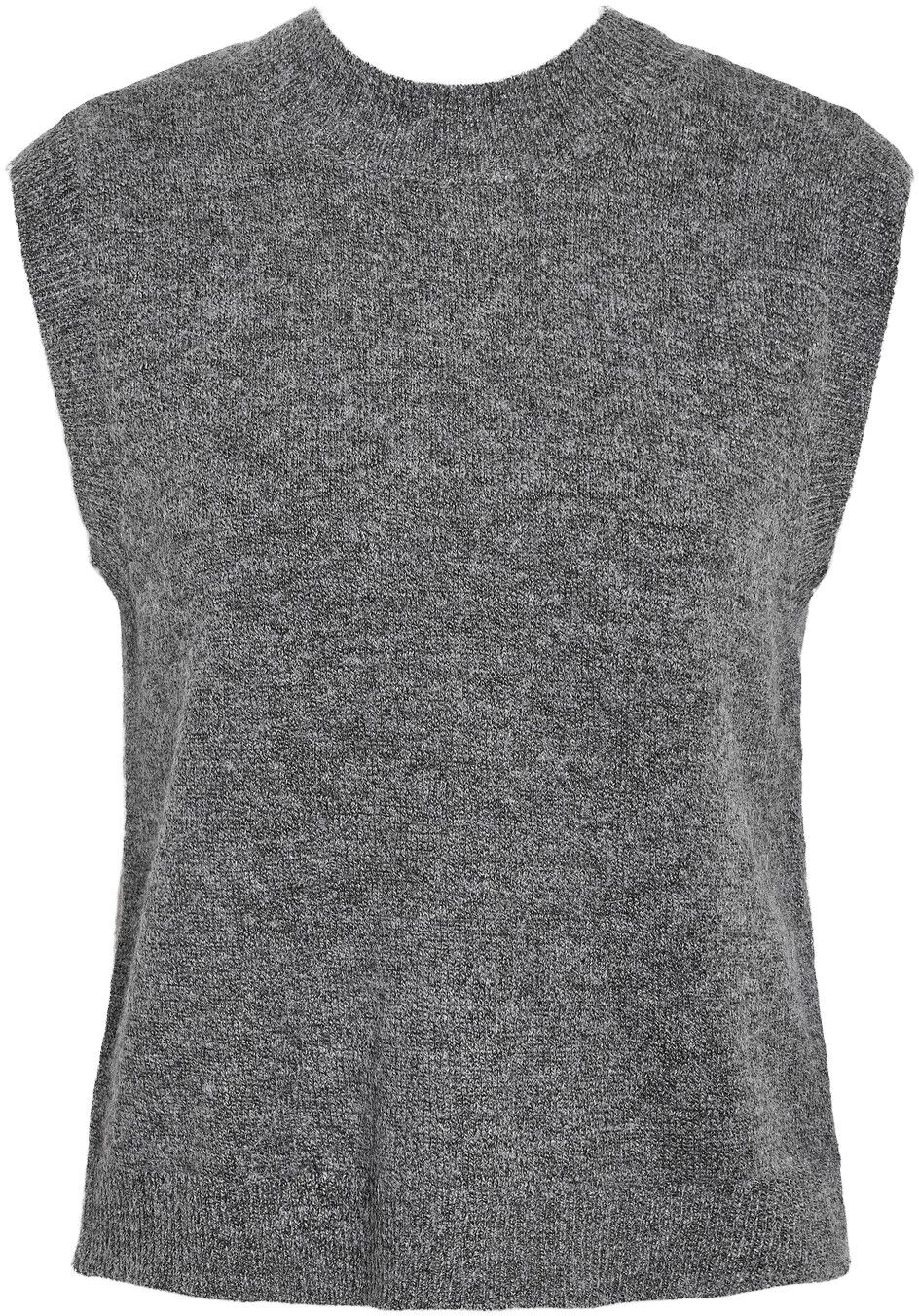 NMNOLA S/L O-NECK KNIT VEST FWD