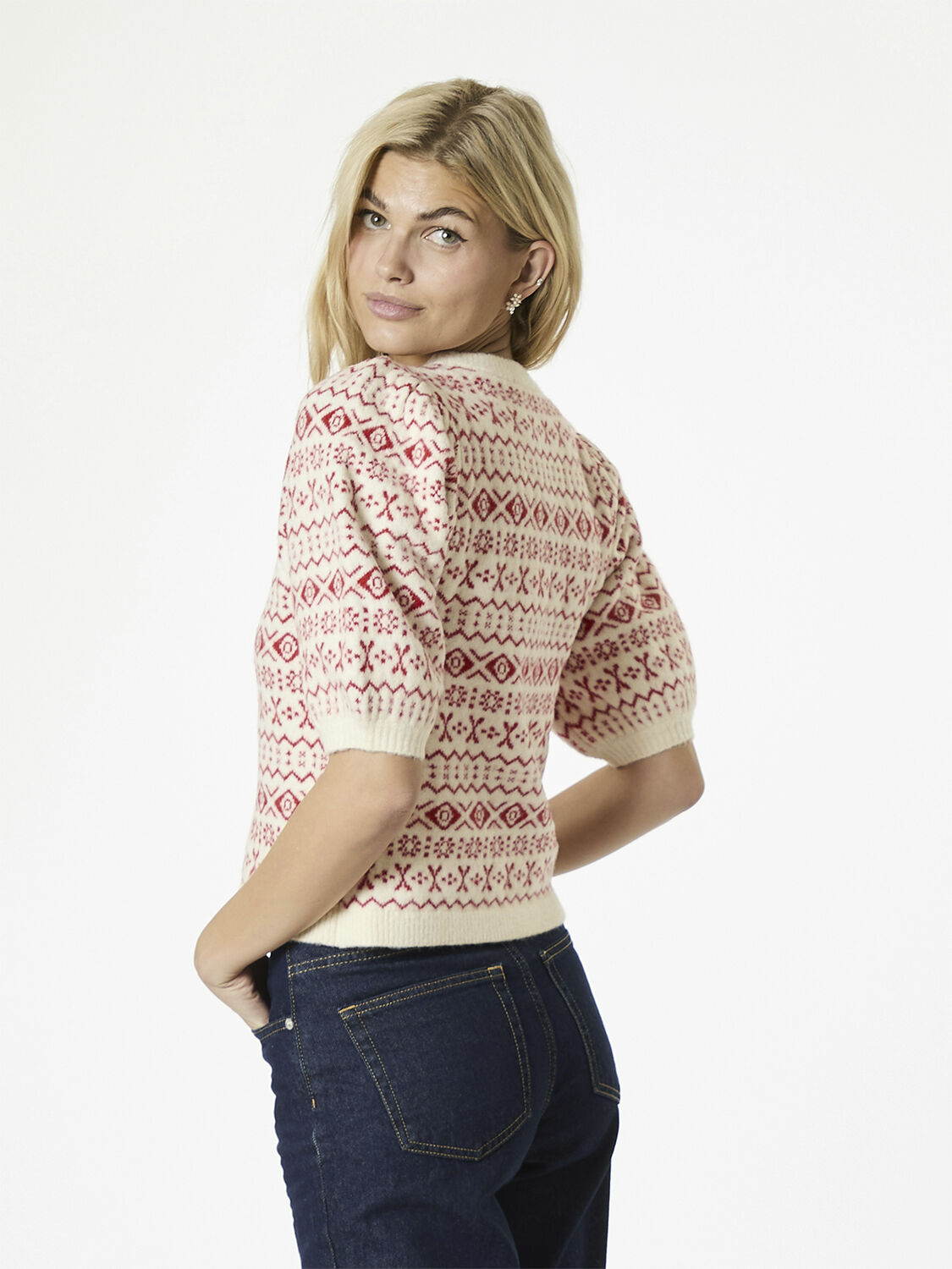 Abi Vintage Knit Blouse