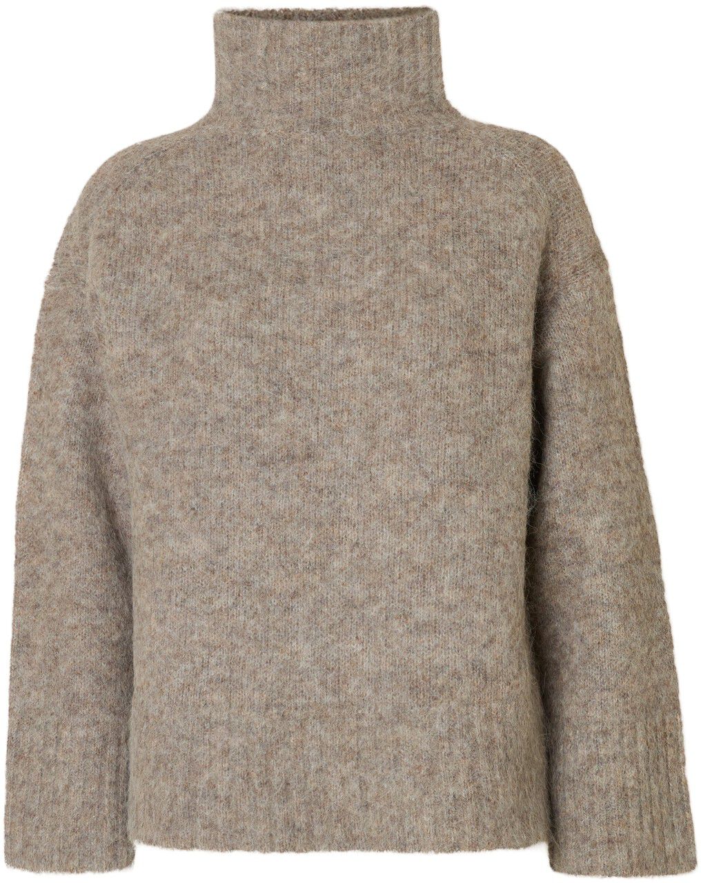 Slfgabriella Ls Knit High Neck Noos