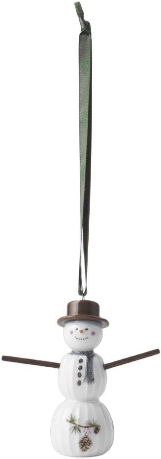 Hammersh&oslash;i Christmas Sn&ouml;gubbe h&auml;ngande H9,5 vit m. deko