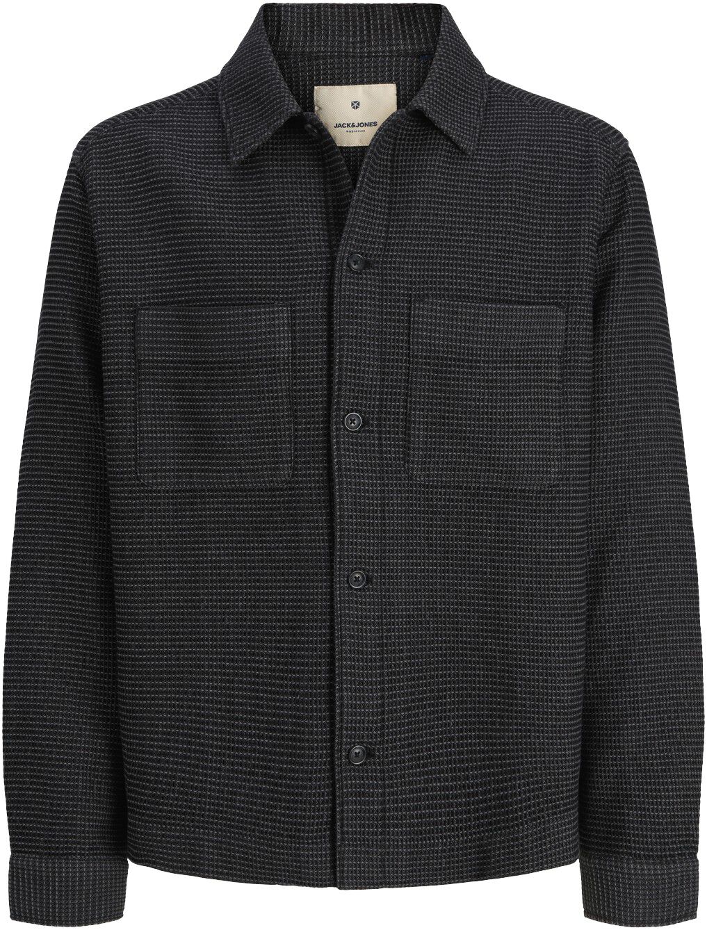 JPRBLARICK WAFFEL OVERSHIRT L/S SHI