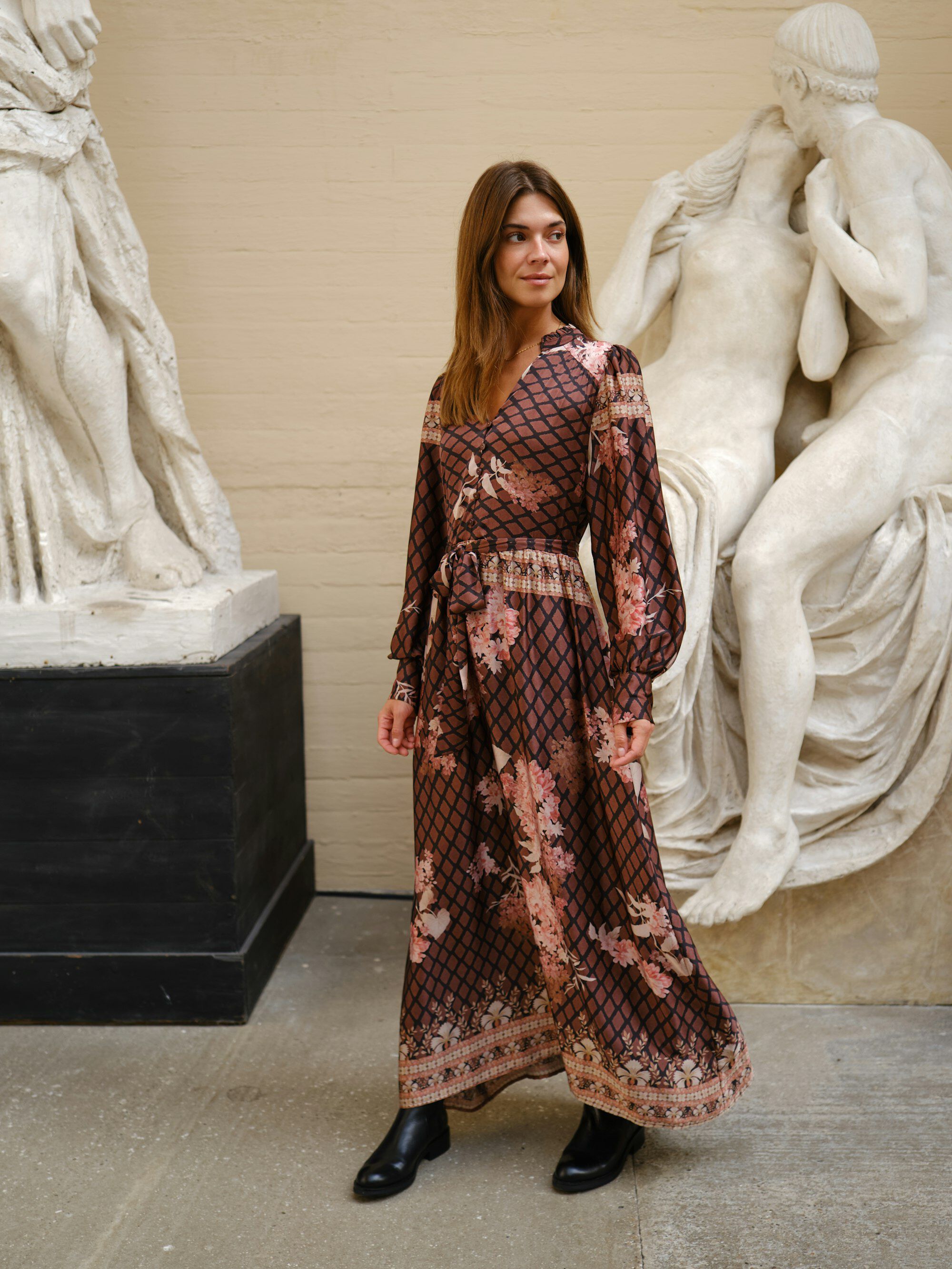 Nova Botanical Border Dress