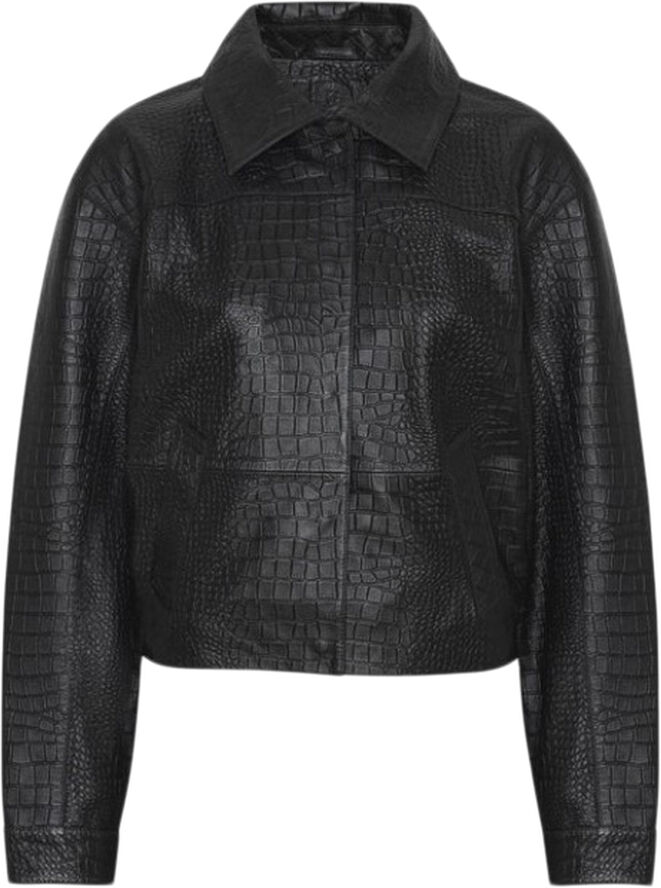 Dakota Disco 100% Leather Jacket - Black
