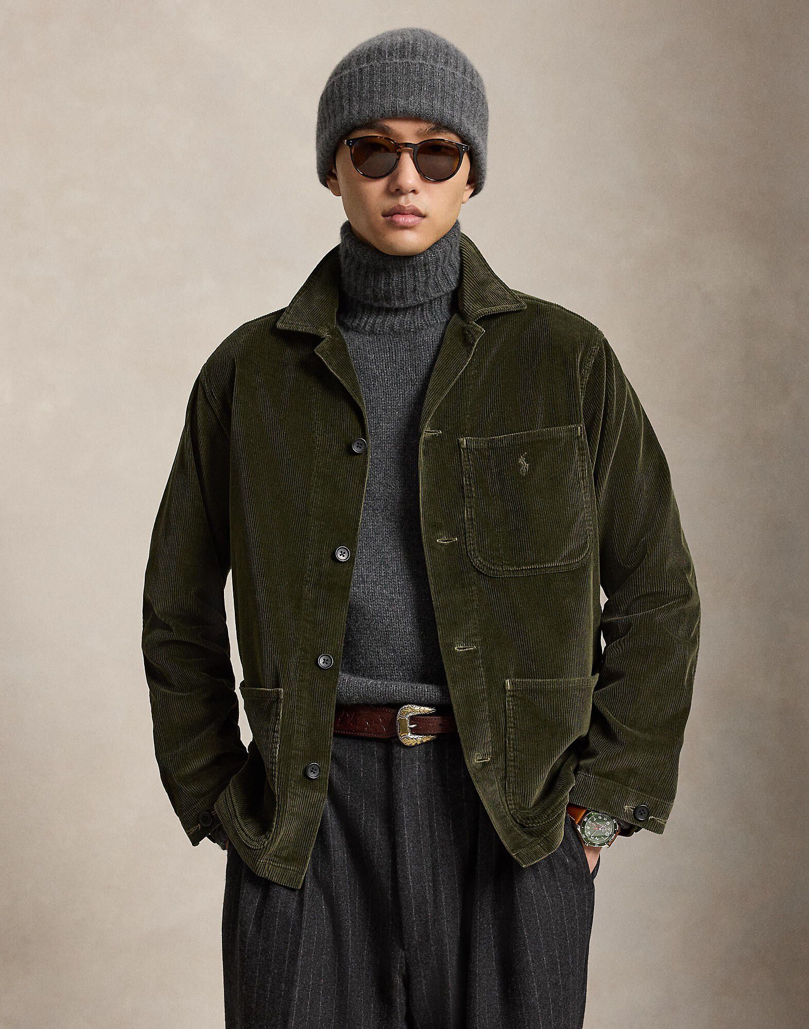 32/2 10W CORDUROY-WVN-SHIRT