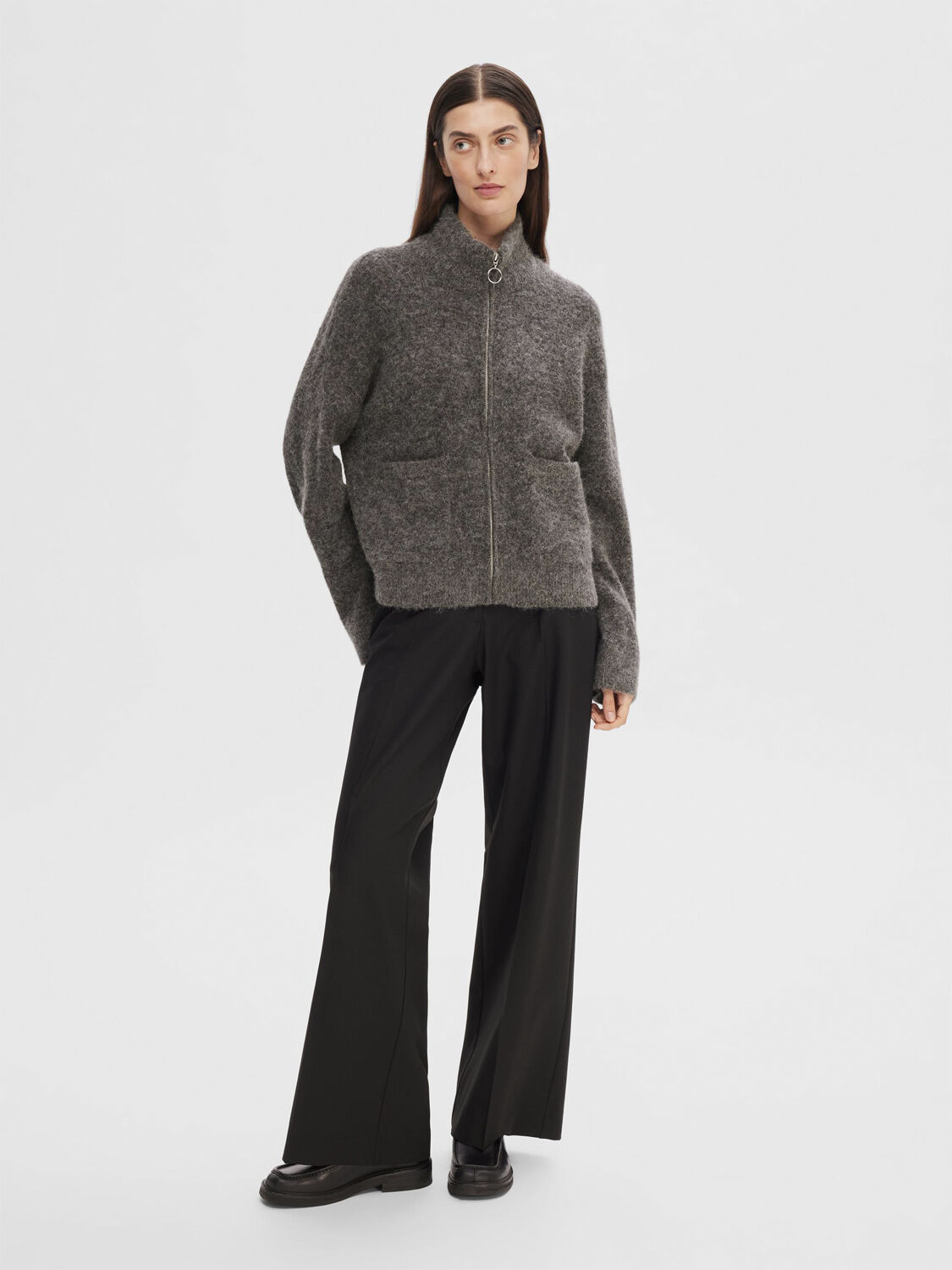 Slfsia Ras Ls Knit Blixtl&aring;s Cardigan Noos