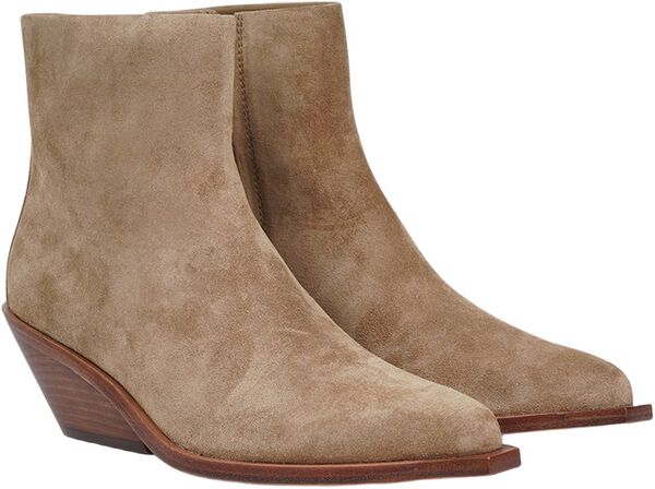 DULZURA - ANKLE SUEDE BOOTS WITH ZIPPER