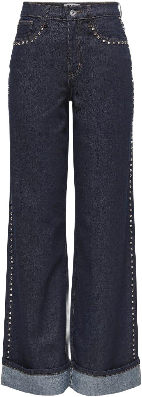 ONLHOPE HW WIDE STUD FOLD UP DNM MA