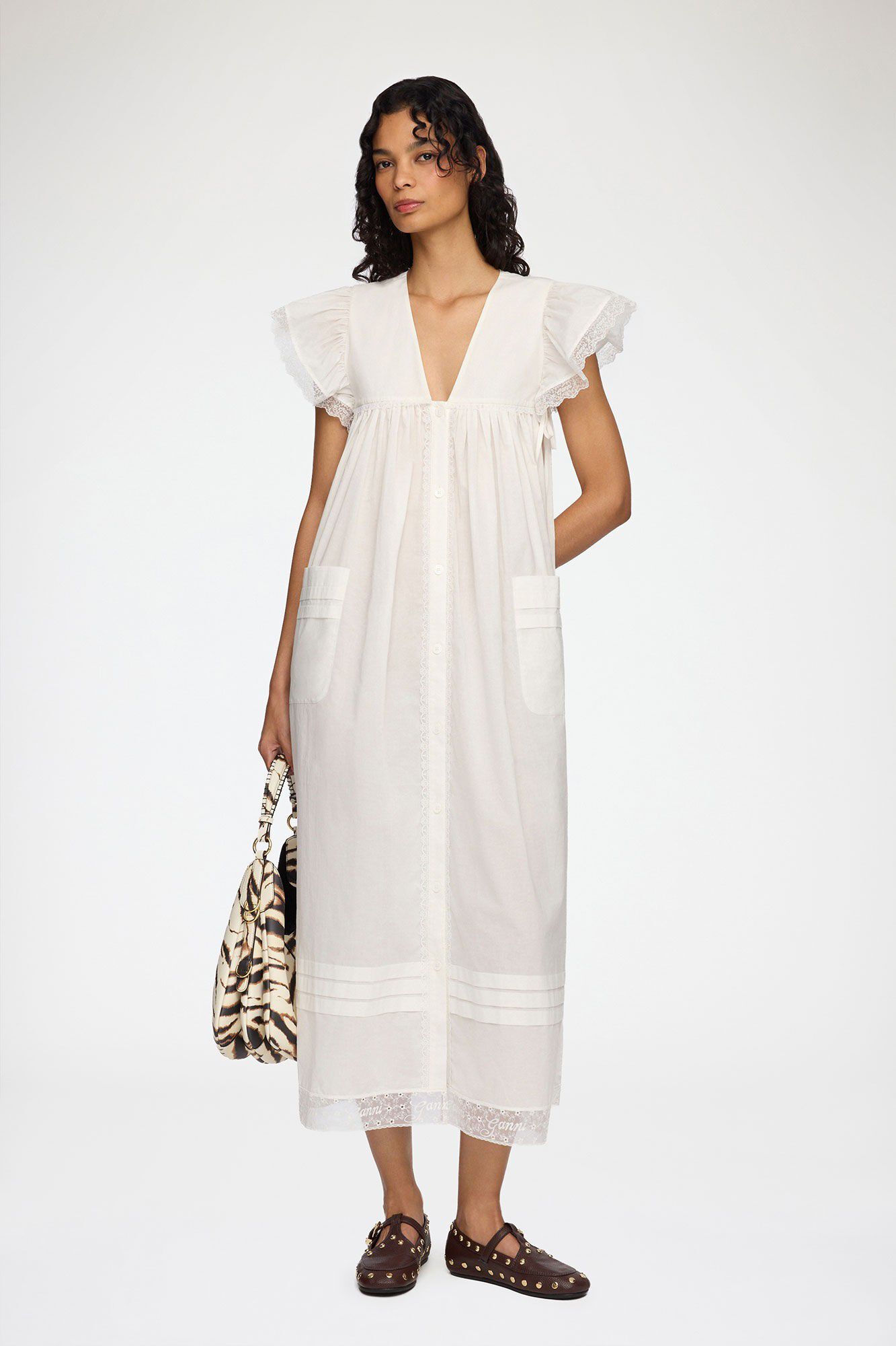 Cotton Voile Angel Long Dress
