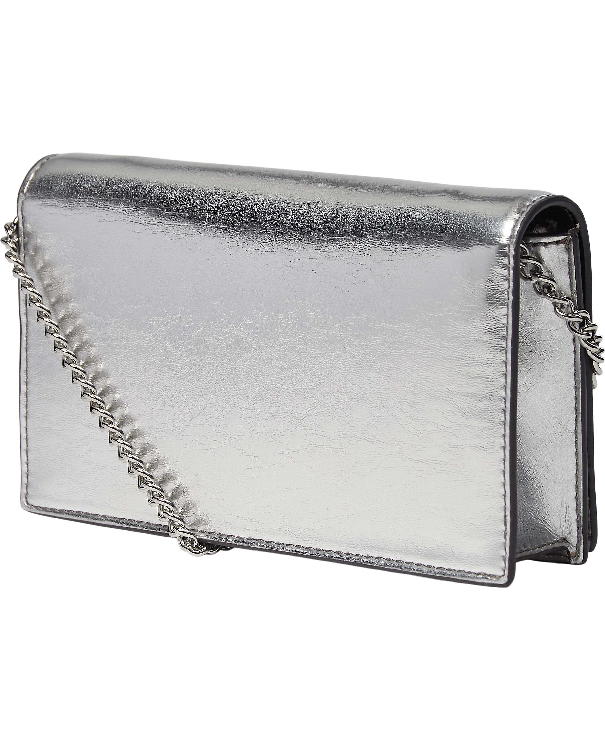 CK METALLIC WALLET ON CHAIN