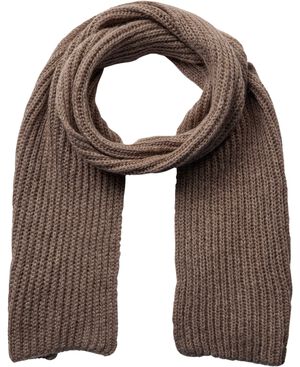 1262 Chunky Rib Scarf Beige