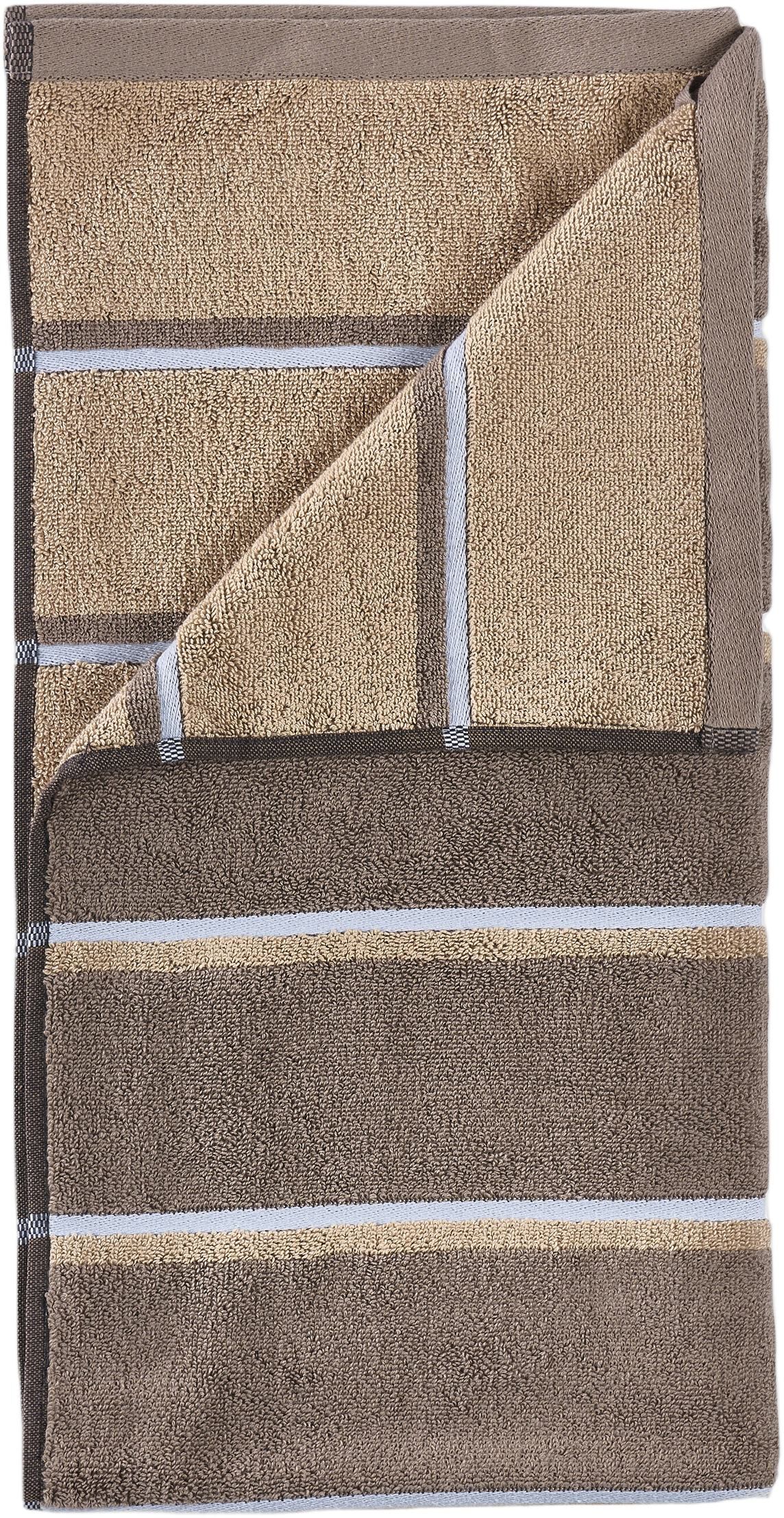 Handduk Sauna 50x100 White/Soft Grey/Eucalyptus