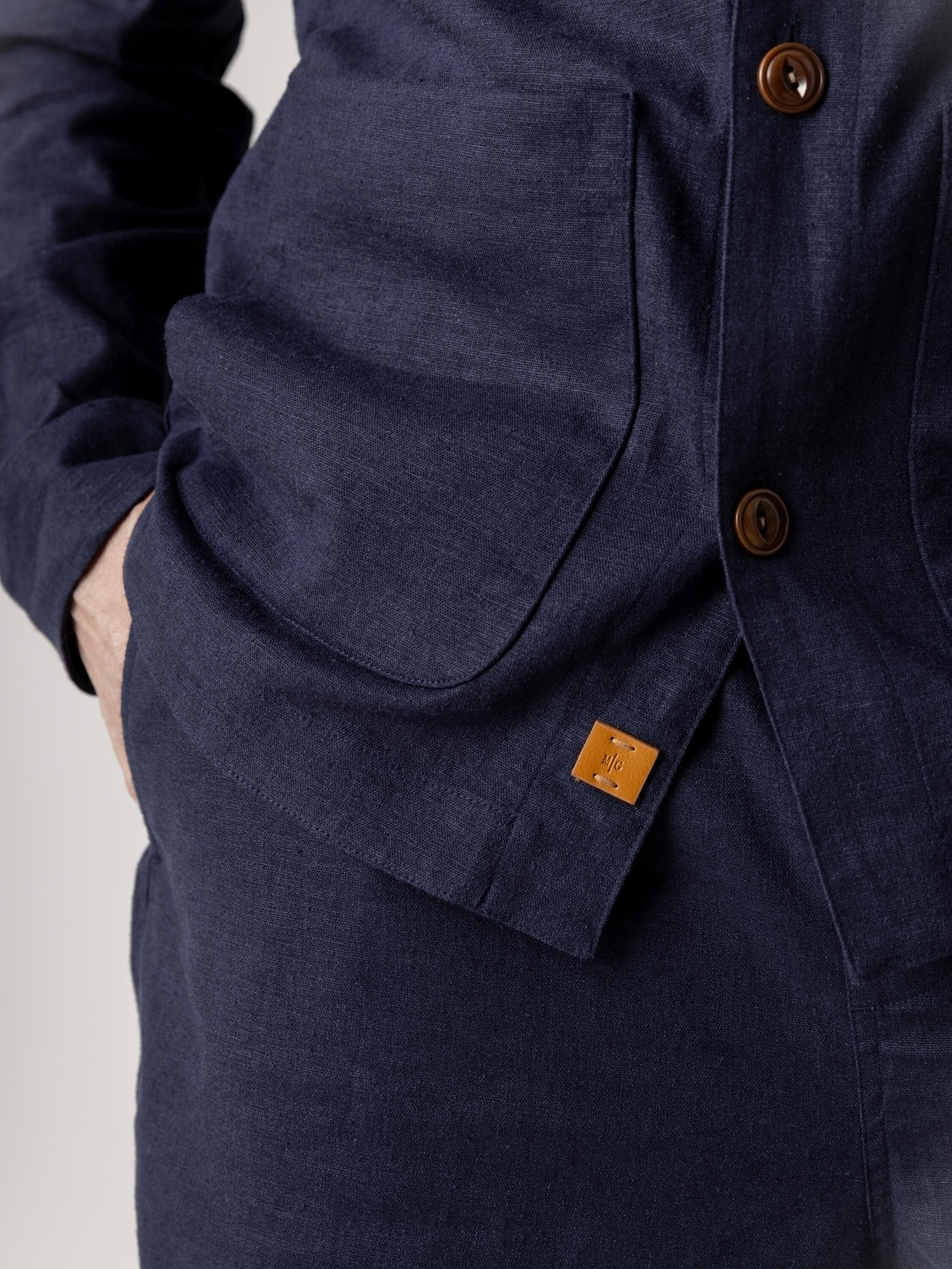 MMGMavi Linen Jacket