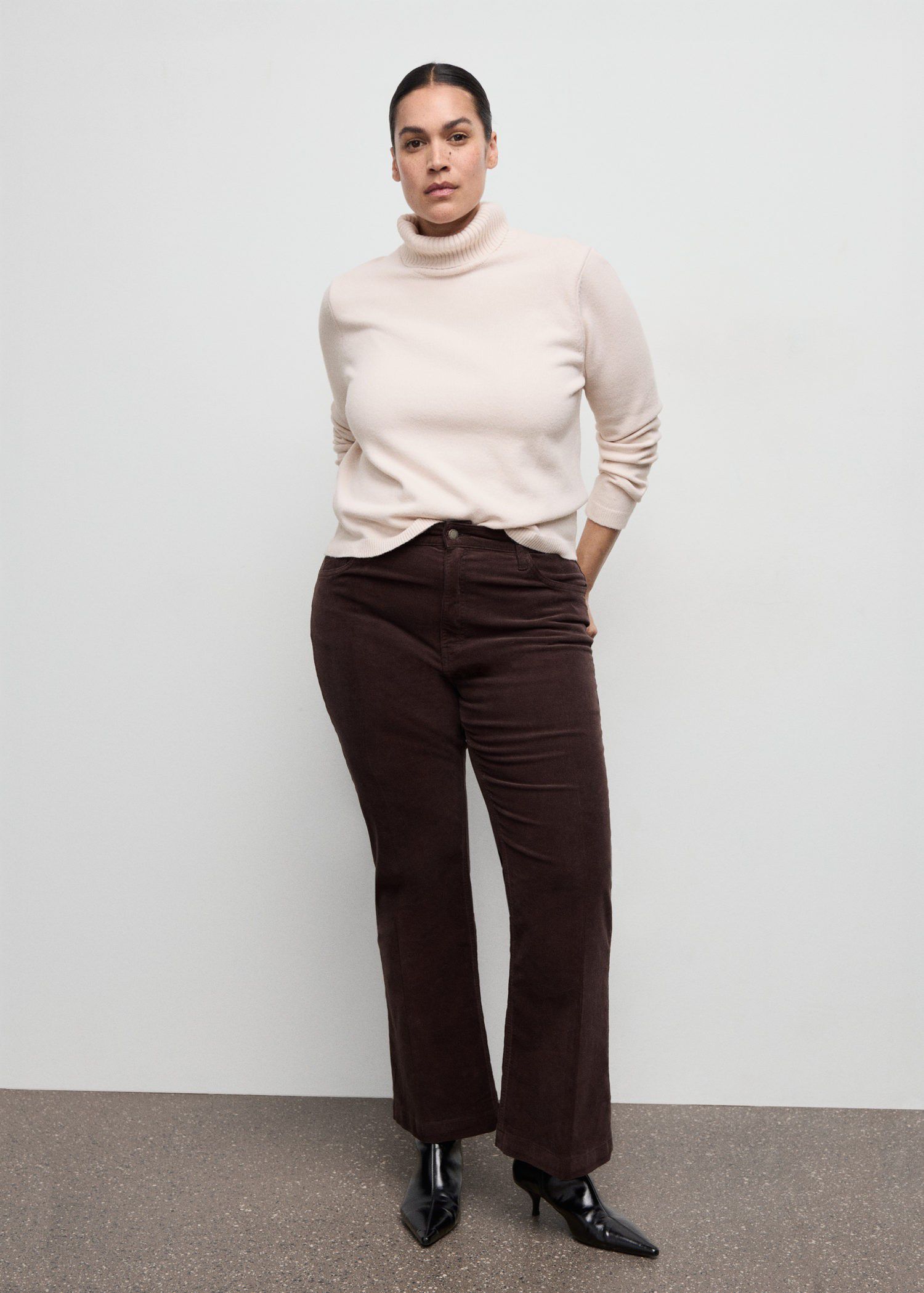 Turtleneck knitted sweater