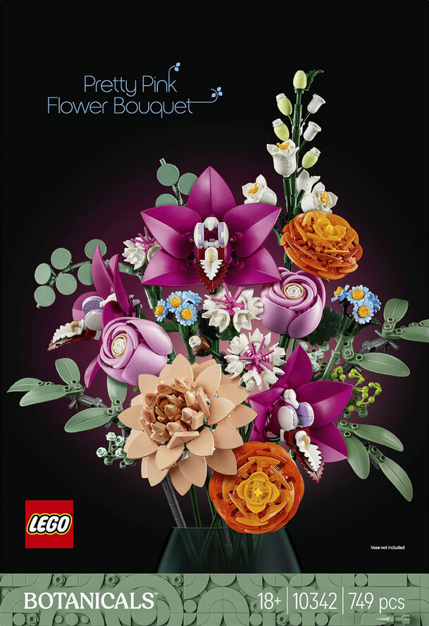 Smuk pink blomsterbuket 10342