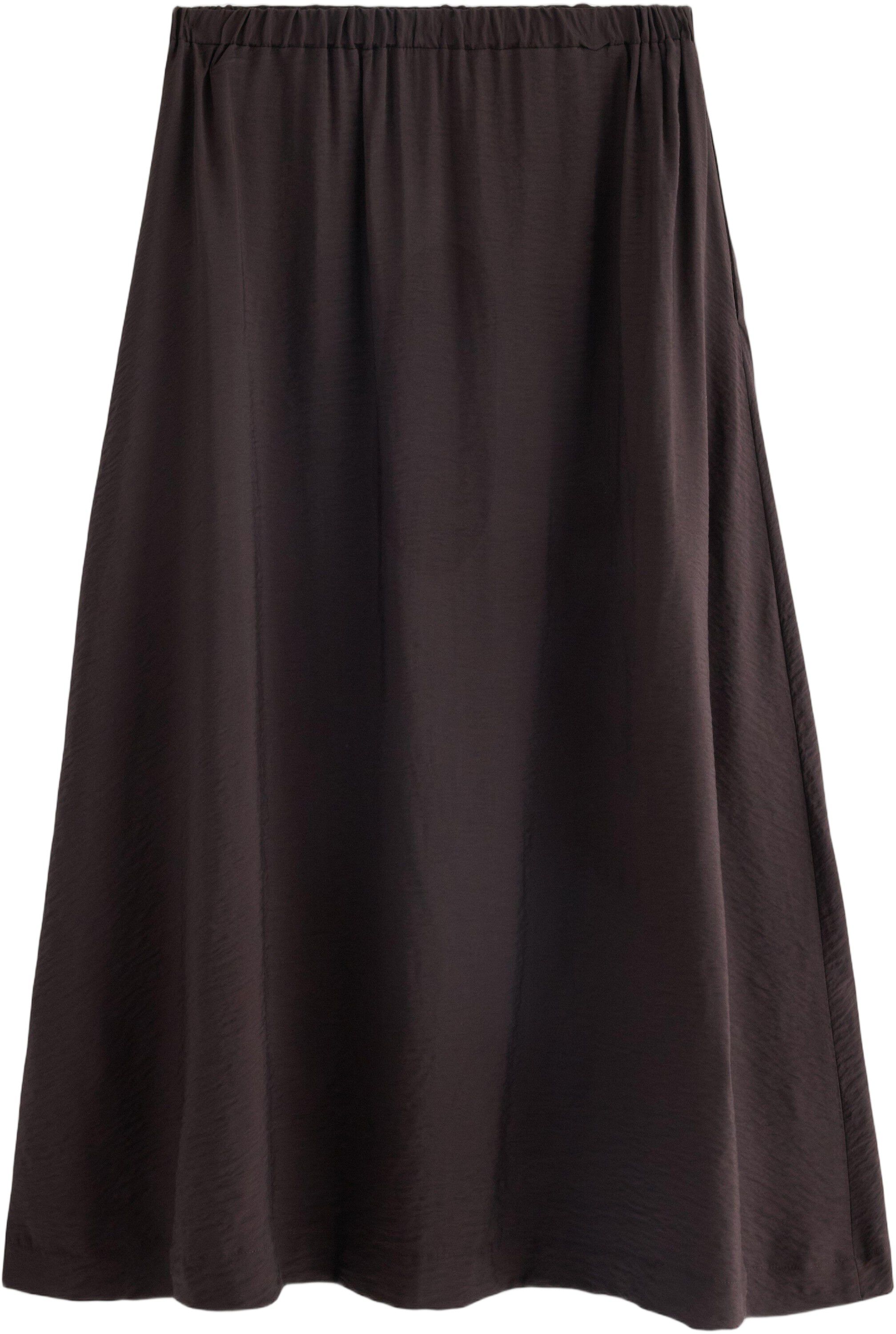 Woven maxi skirt in viscose with a