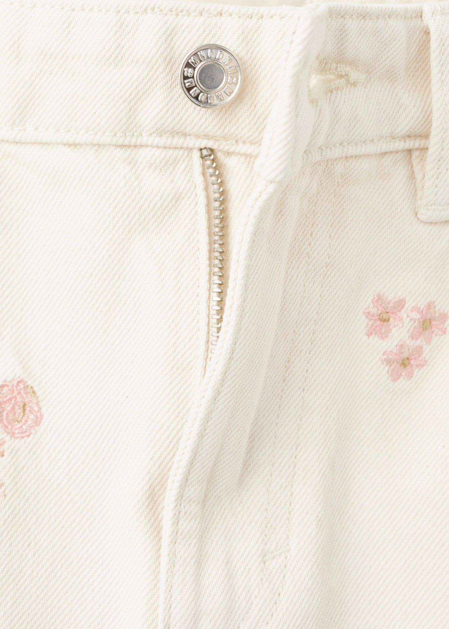 Floral embroidery skirt
