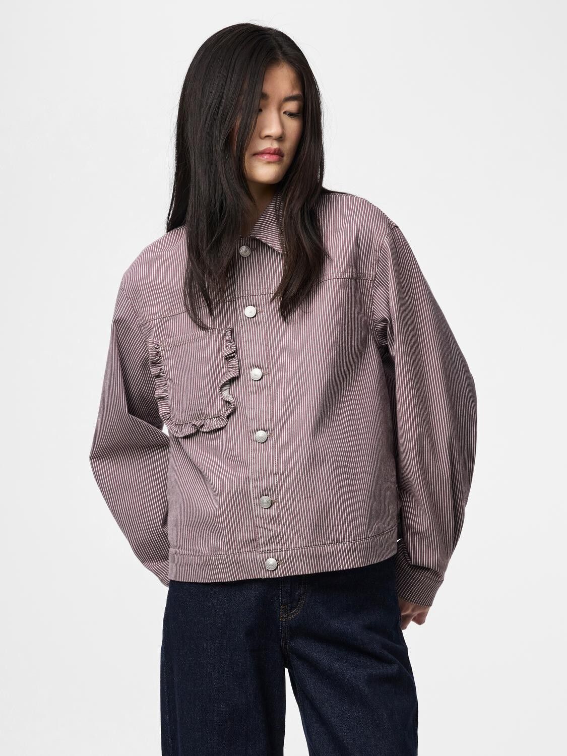 Pcbillo Ls Denim Jacket