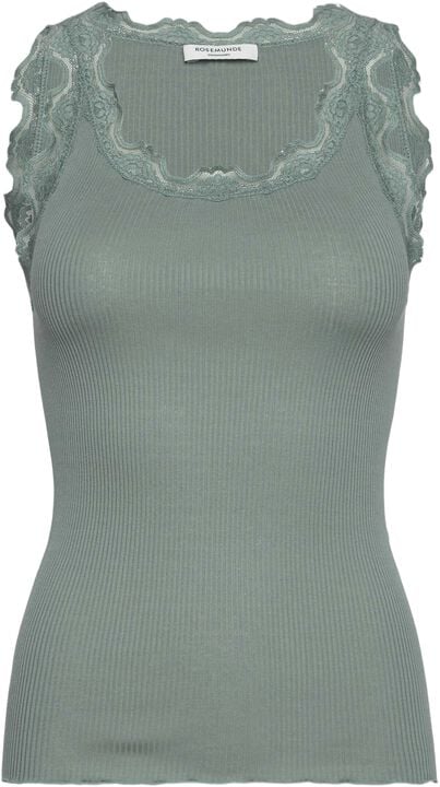 RWBabette Silk SL U-neck Lace Top
