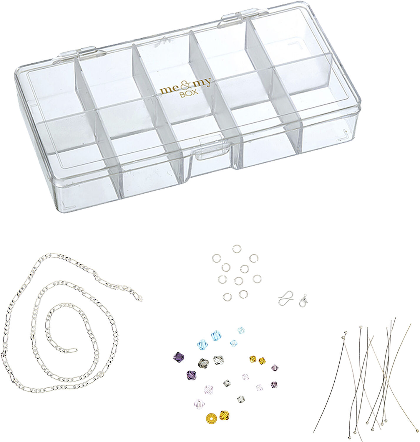 me&my BOX - Smykke Kit Halsk&aelig;de - Figaro - S&oslash;lvbelagt 925