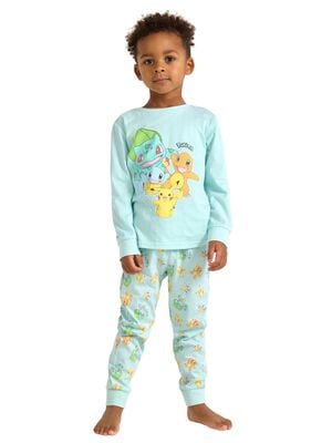 Pyjama set in soft cotton with a lo