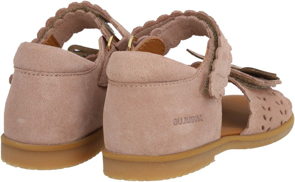 Sandal med &aring;ben t&aring; og dobbelt velcro